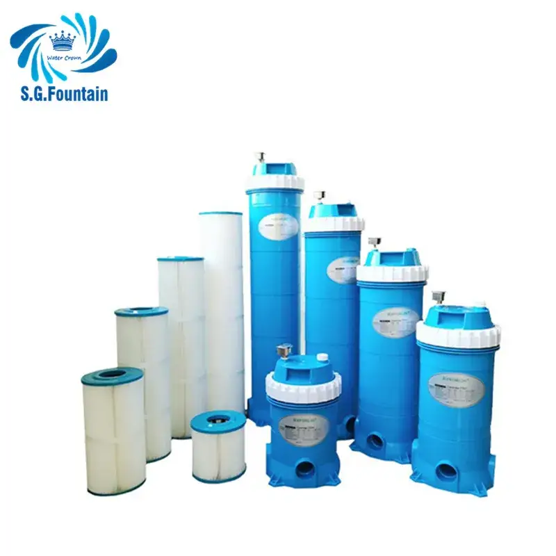 Bể bơi sử dụng sợi thủy tinh và bộ lọc nước cartridge hình ảnh 13-description