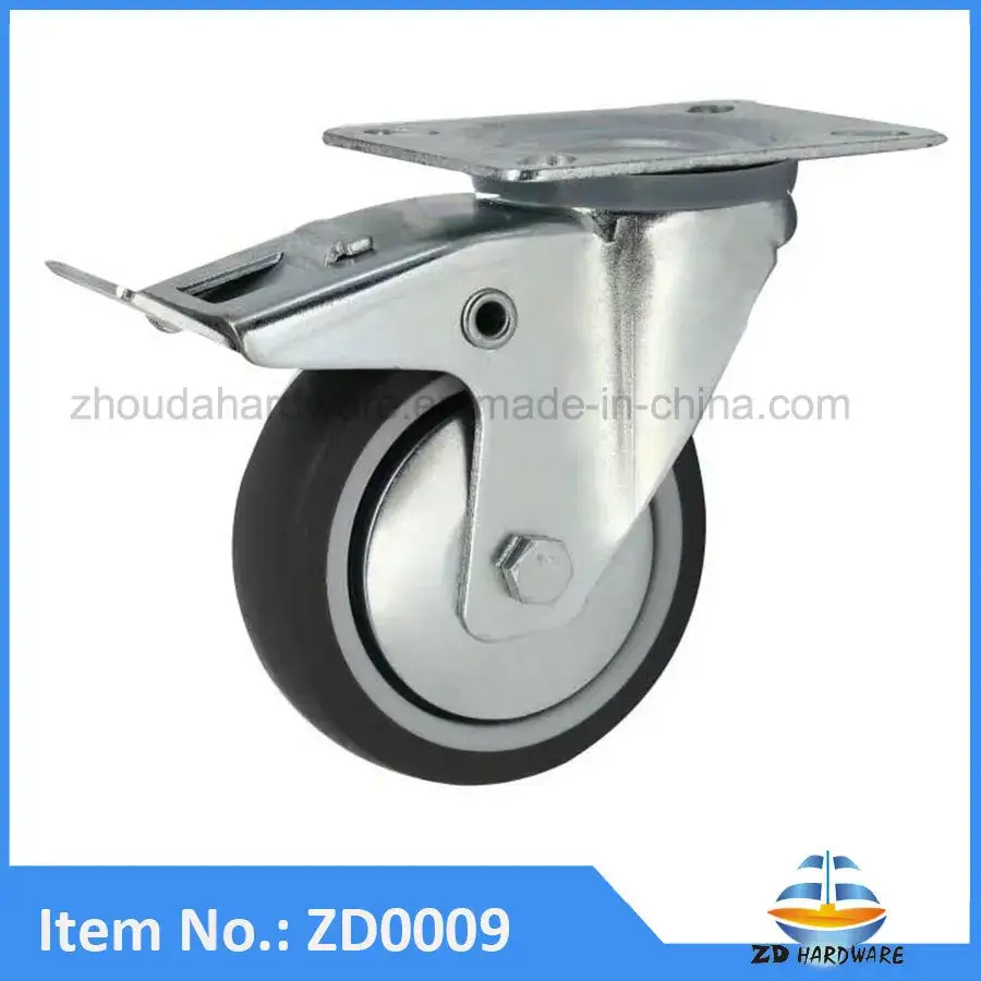 Sản phẩm bánh xe cao su công nghiệp chất lượng cao cho đồ nội thất với khả năng chịu lực nặng