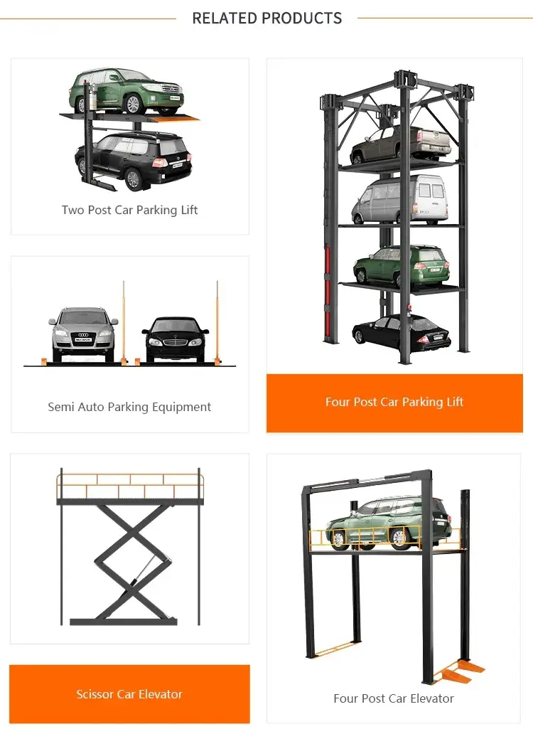 Thang nâng bãi đỗ xe chất lượng cao, chịu tải nặng, an toàn theo tiêu chuẩn TUV CE hình ảnh 18-description