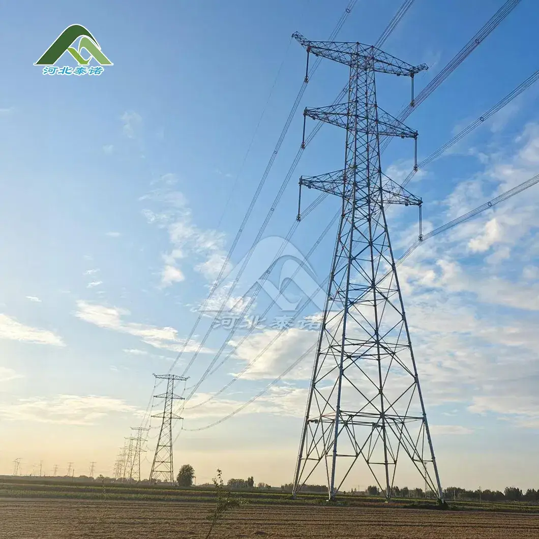 Tháp truyền tải điện Tainuo Power Trung Quốc, chất liệu Q235B/A36, phủ mạ kẽm - Sản phẩm chất lượng hình ảnh 16-description