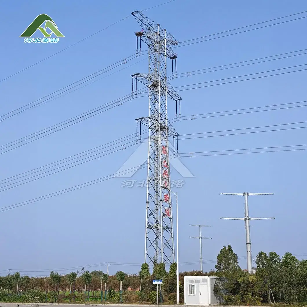 Tháp truyền tải điện Tainuo Power Trung Quốc, chất liệu Q235B/A36, phủ mạ kẽm - Sản phẩm chất lượng