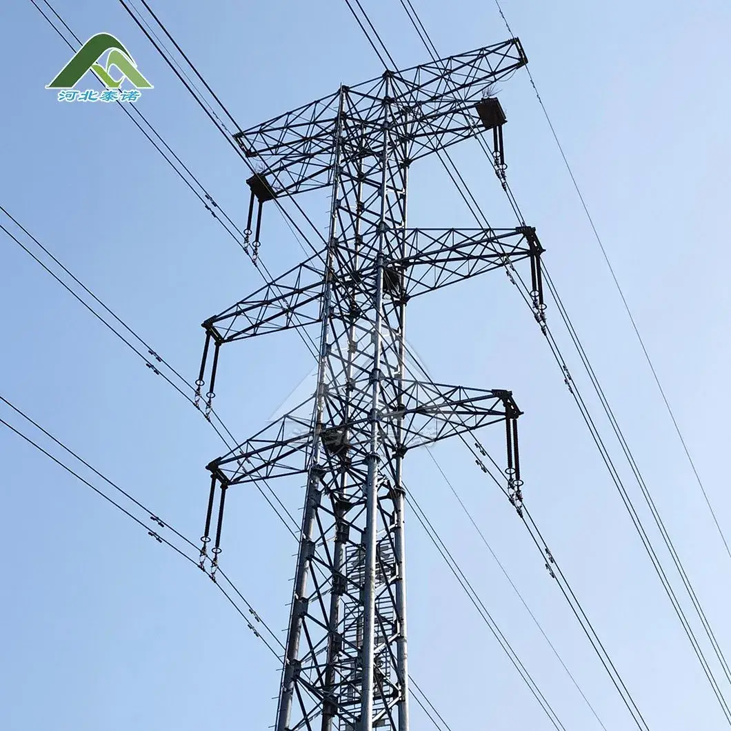 Tháp truyền tải điện Tainuo Power Trung Quốc, chất liệu Q235B/A36, phủ mạ kẽm - Sản phẩm chất lượng