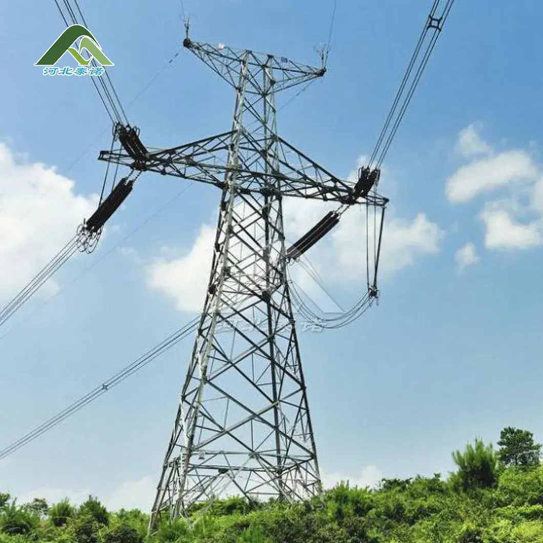 Tháp truyền tải điện Tainuo Power Trung Quốc, chất liệu Q235B/A36, phủ mạ kẽm - Sản phẩm chất lượng hình ảnh 18-description