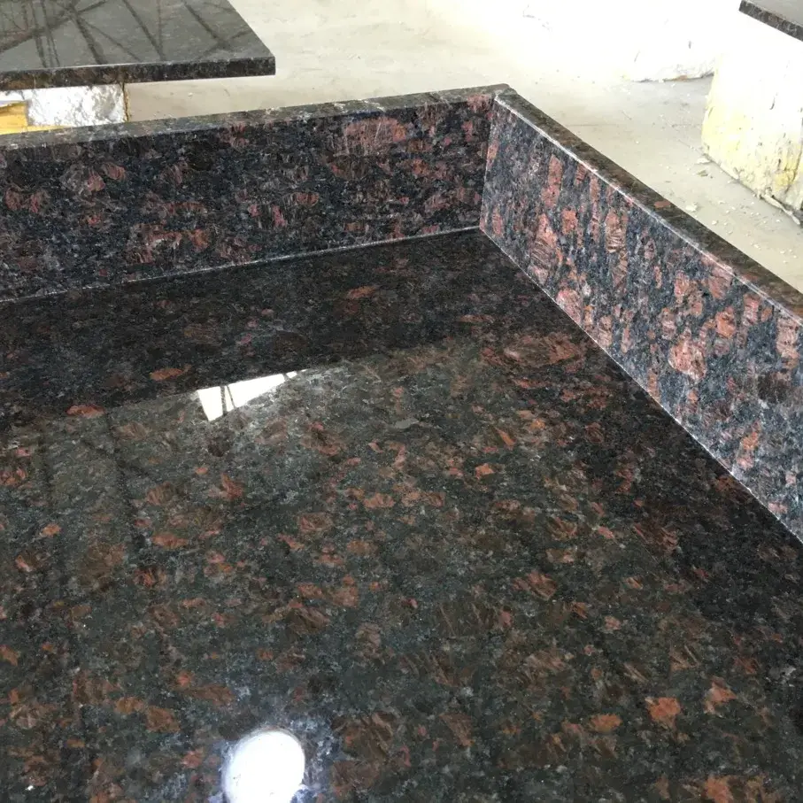 Đá granit nâu tự nhiên cho gạch lát, tấm, bếp và phòng tắm