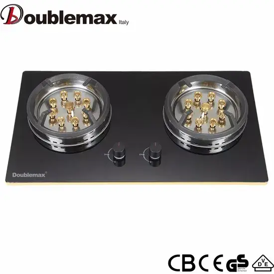 Bếp gas âm kính cường lực với 2 bếp nấu - Giải pháp tiện lợi cho việc nấu ăn hàng ngày