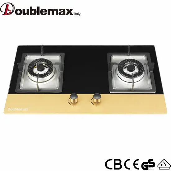 Bếp gas âm kính cường lực với 2 bếp nấu - Giải pháp tiện lợi cho việc nấu ăn hàng ngày