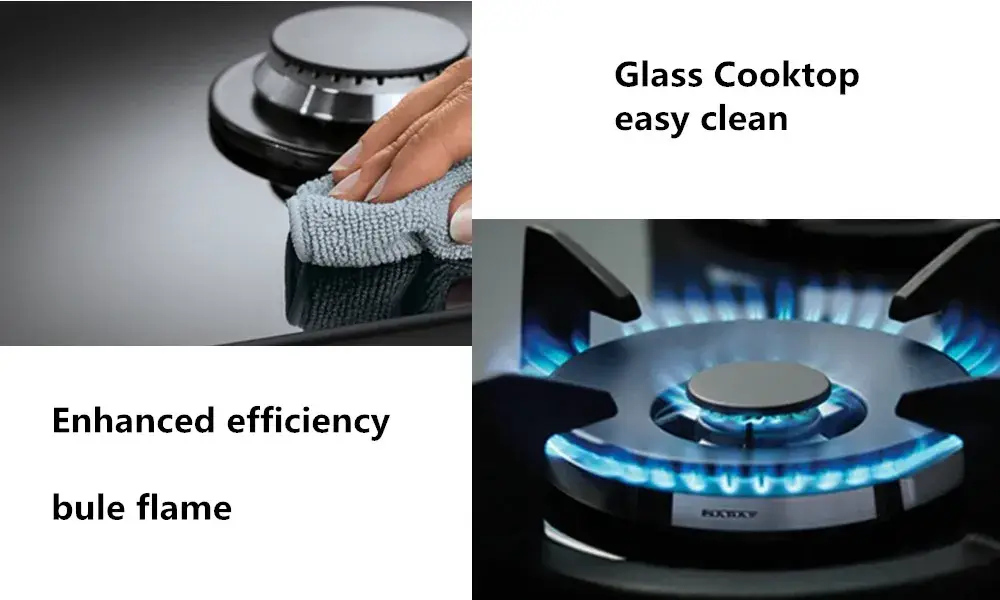 Bếp gas âm kính cường lực với 2 bếp nấu - Giải pháp tiện lợi cho việc nấu ăn hàng ngày hình ảnh 15-description