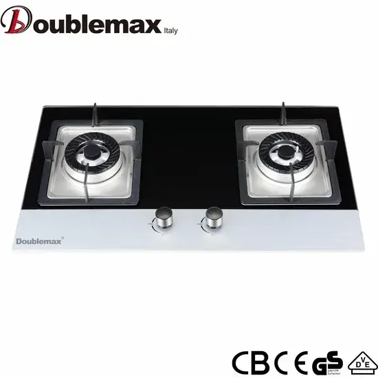 Bếp gas âm kính cường lực với 2 bếp nấu - Giải pháp tiện lợi cho việc nấu ăn hàng ngày