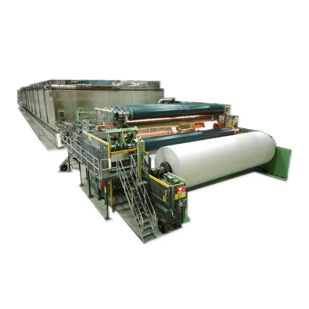 Máy sản xuất cuộn giấy vệ sinh jumbo từ nguyên liệu bột tre được sử dụng rộng rãi