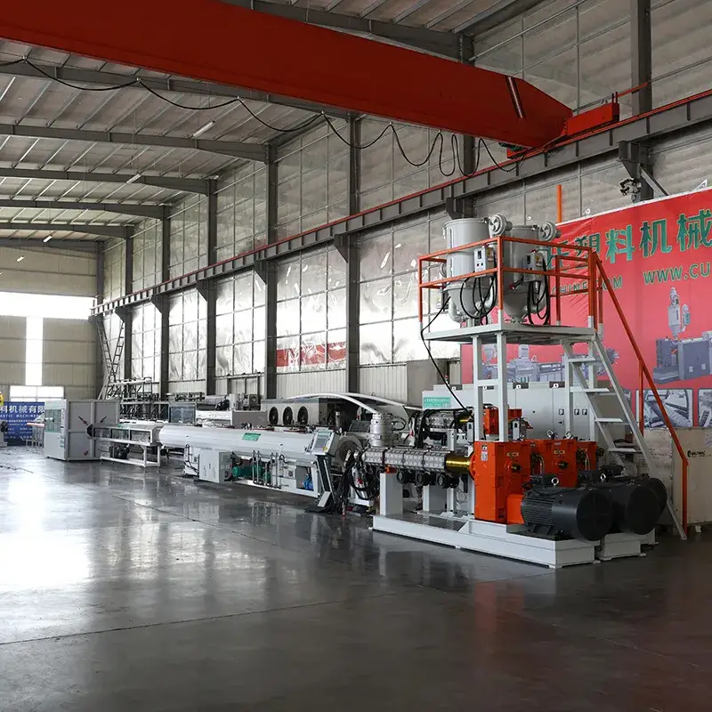 Máy ép ống nước từ nhựa HDPE ba lớp - Thiết bị sản xuất ống chất lượng cao
