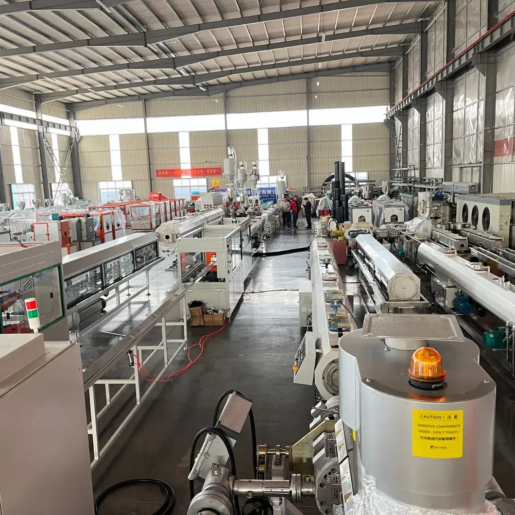 Máy ép ống nước từ nhựa HDPE ba lớp - Thiết bị sản xuất ống chất lượng cao hình ảnh 10-description
