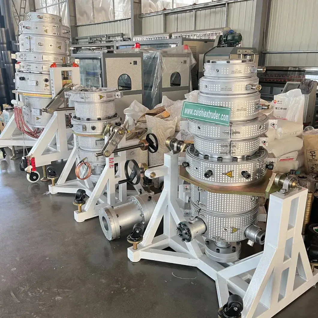 Máy ép ống nước từ nhựa HDPE ba lớp - Thiết bị sản xuất ống chất lượng cao hình ảnh 25-description