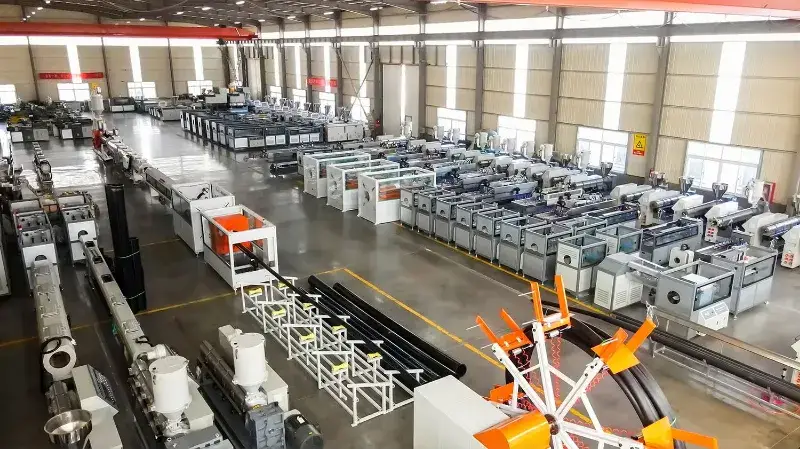 Máy ép ống nước từ nhựa HDPE ba lớp - Thiết bị sản xuất ống chất lượng cao hình ảnh 30-description