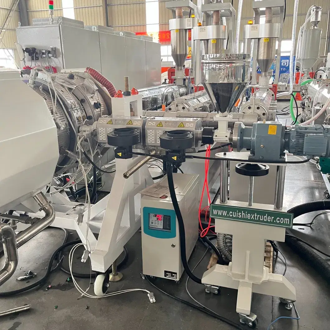 Máy ép ống nước từ nhựa HDPE ba lớp - Thiết bị sản xuất ống chất lượng cao hình ảnh 17-description