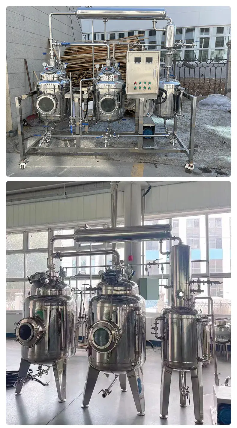 Máy chiết xuất tinh chất từ sữa bằng thép không gỉ Tianhe - Thiết bị cô đặc dầu rượu hình ảnh 13-description