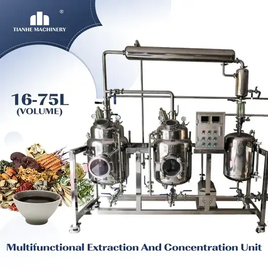 Máy chiết xuất tinh chất từ sữa bằng thép không gỉ Tianhe - Thiết bị cô đặc dầu rượu hình ảnh 1-description