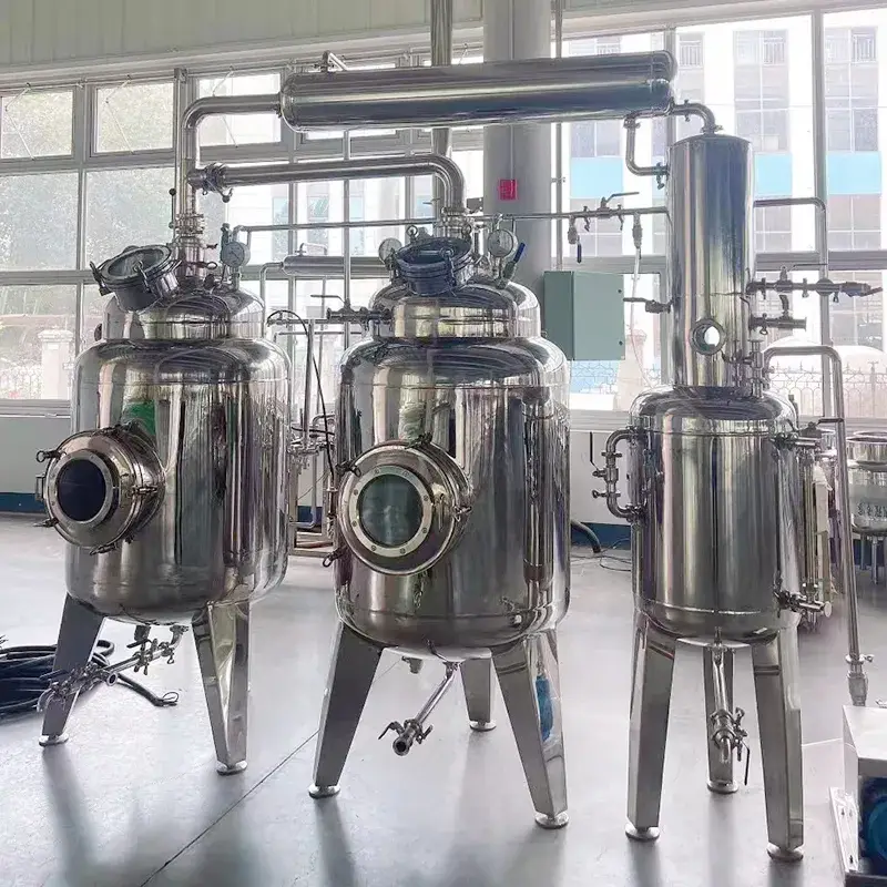 Máy chiết xuất tinh chất từ sữa bằng thép không gỉ Tianhe - Thiết bị cô đặc dầu rượu