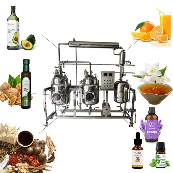 Máy chiết xuất tinh chất từ sữa bằng thép không gỉ Tianhe - Thiết bị cô đặc dầu rượu