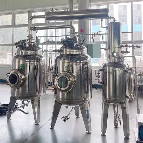 Máy chiết xuất tinh chất từ sữa bằng thép không gỉ Tianhe - Thiết bị cô đặc dầu rượu