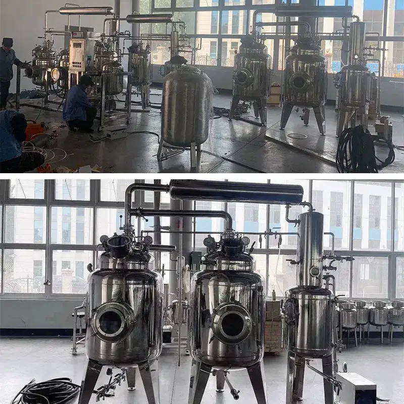 Máy chiết xuất tinh chất từ sữa bằng thép không gỉ Tianhe - Thiết bị cô đặc dầu rượu