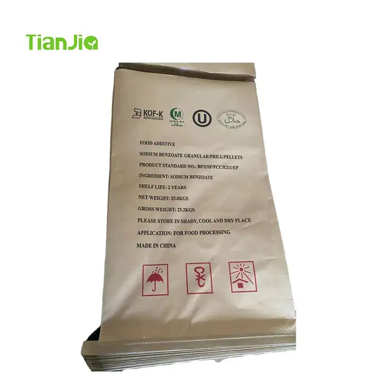 Chất bảo quản thực phẩm chất lượng cao Sodium Benzoate hạt từ thương hiệu Tianjia