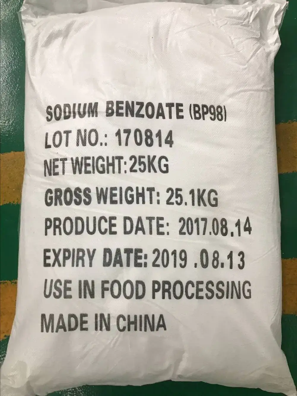 Chất bảo quản thực phẩm chất lượng cao Sodium Benzoate hạt từ thương hiệu Tianjia