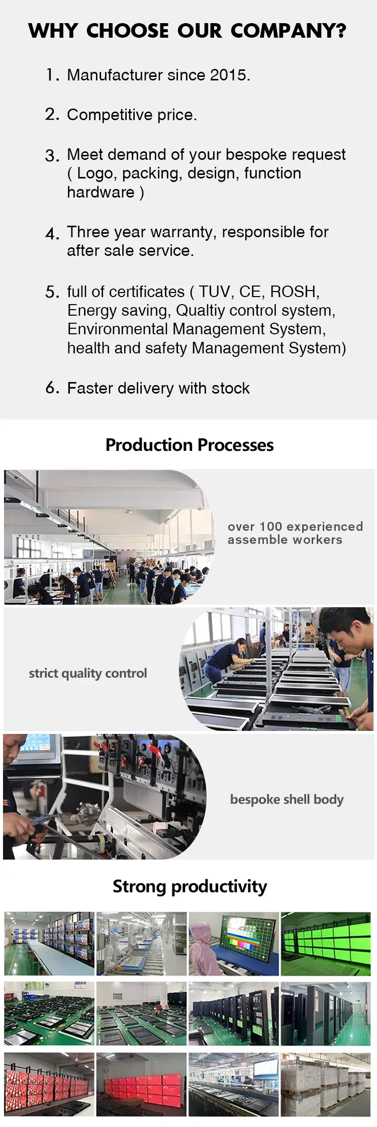Màn hình cảm ứng LCD để tương tác và quảng cáo ngang hình ảnh 21-description