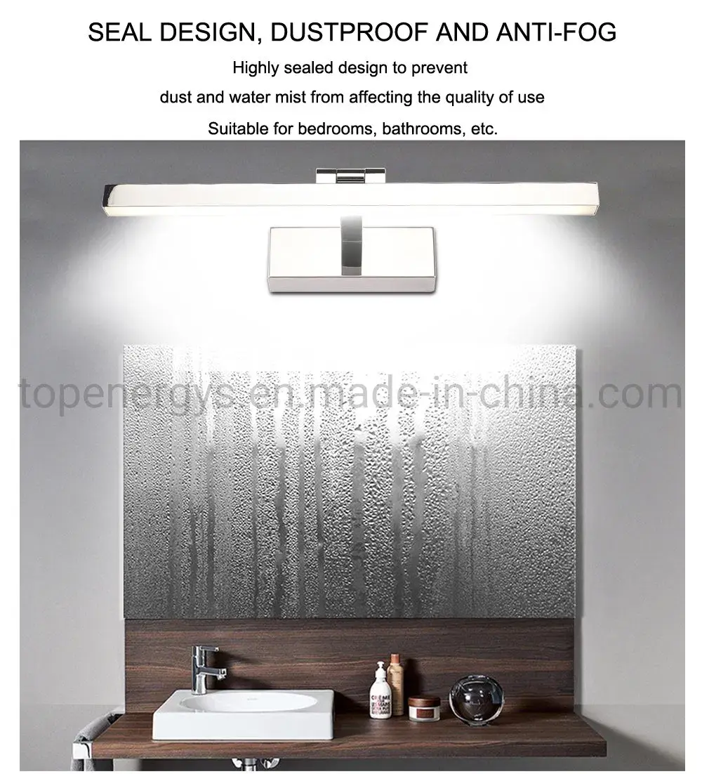 Bộ đèn LED ánh sáng tự nhiên dành cho phòng tắm và gương trang điểm khách sạn, đèn LED điều chỉnh ánh sáng mỹ phẩm hình ảnh 14-description