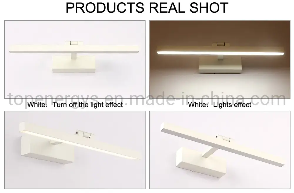 Bộ đèn LED ánh sáng tự nhiên dành cho phòng tắm và gương trang điểm khách sạn, đèn LED điều chỉnh ánh sáng mỹ phẩm hình ảnh 18-description