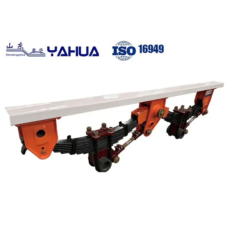 Hệ thống treo lá nhíp cho rơ moóc, linh kiện treo trục rơ moóc