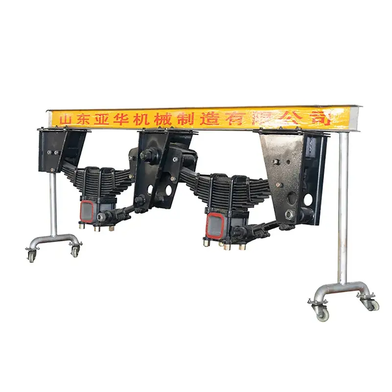 Hệ thống treo lá nhíp cho rơ moóc, linh kiện treo trục rơ moóc