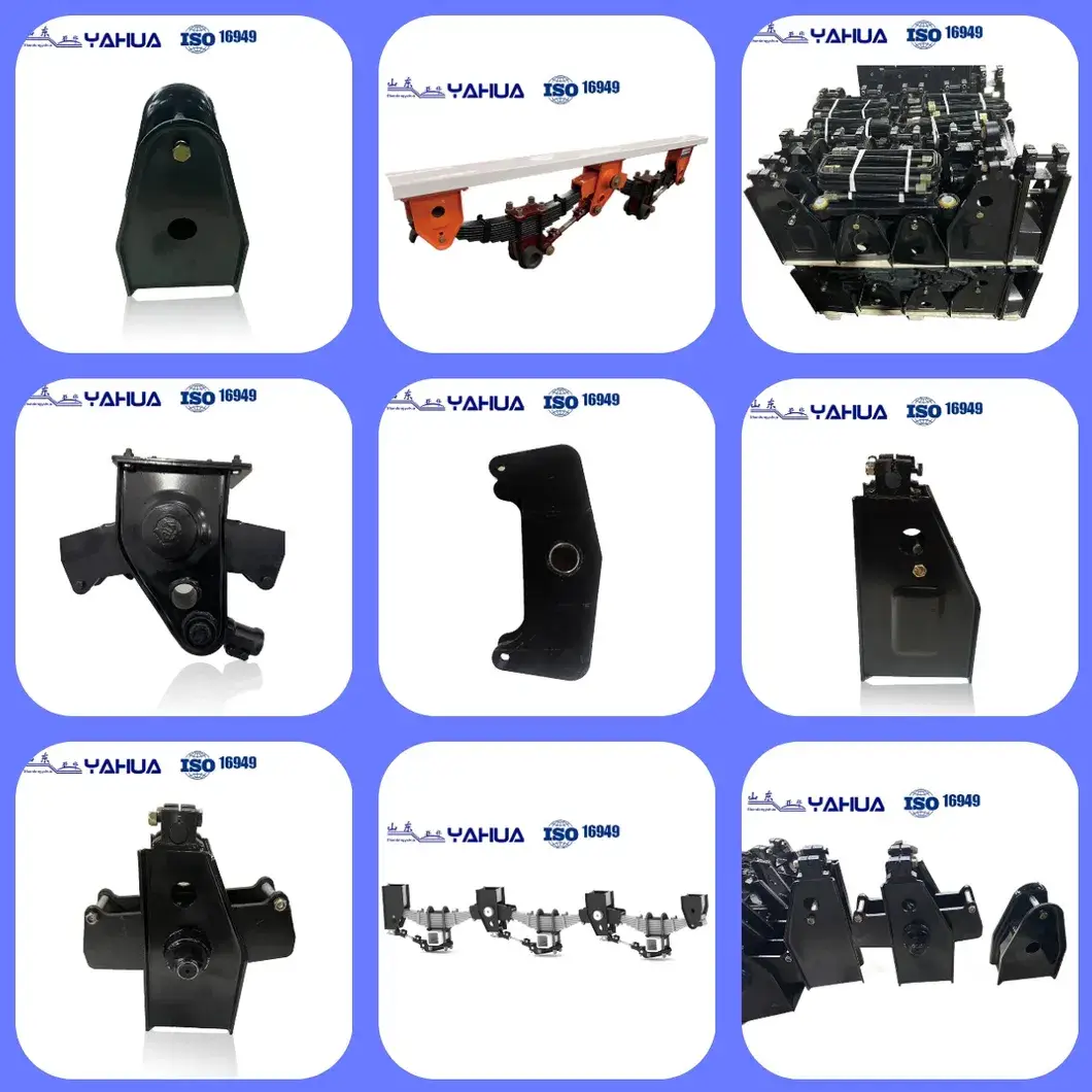 Hệ thống treo lá nhíp cho rơ moóc, linh kiện treo trục rơ moóc hình ảnh 13-description