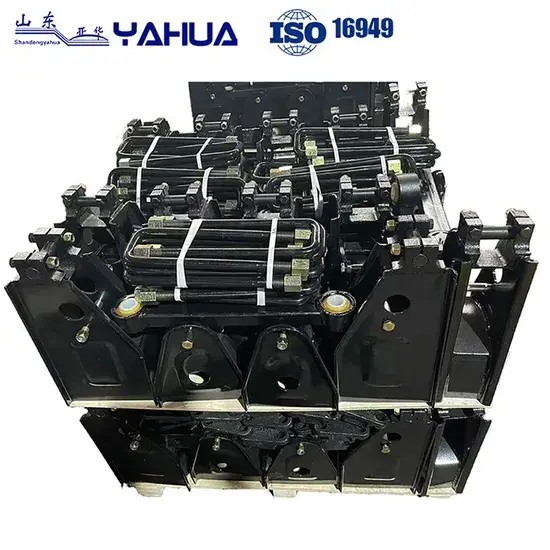 Hệ thống treo lá nhíp cho rơ moóc, linh kiện treo trục rơ moóc