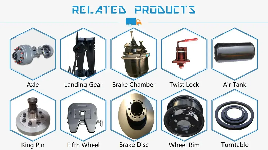Phụ tùng cân bằng treo xe moóc và xe moóc xả chất lượng cao hình ảnh 16-description