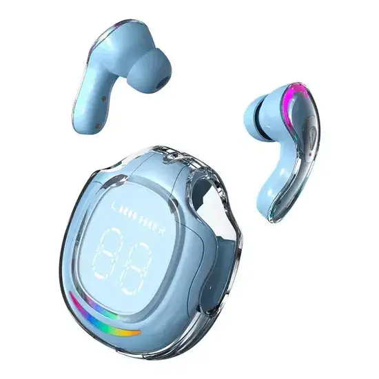 Tai nghe in-ear không dây TWS với hộp sạc và microphone trong suốt hình ảnh 1-description
