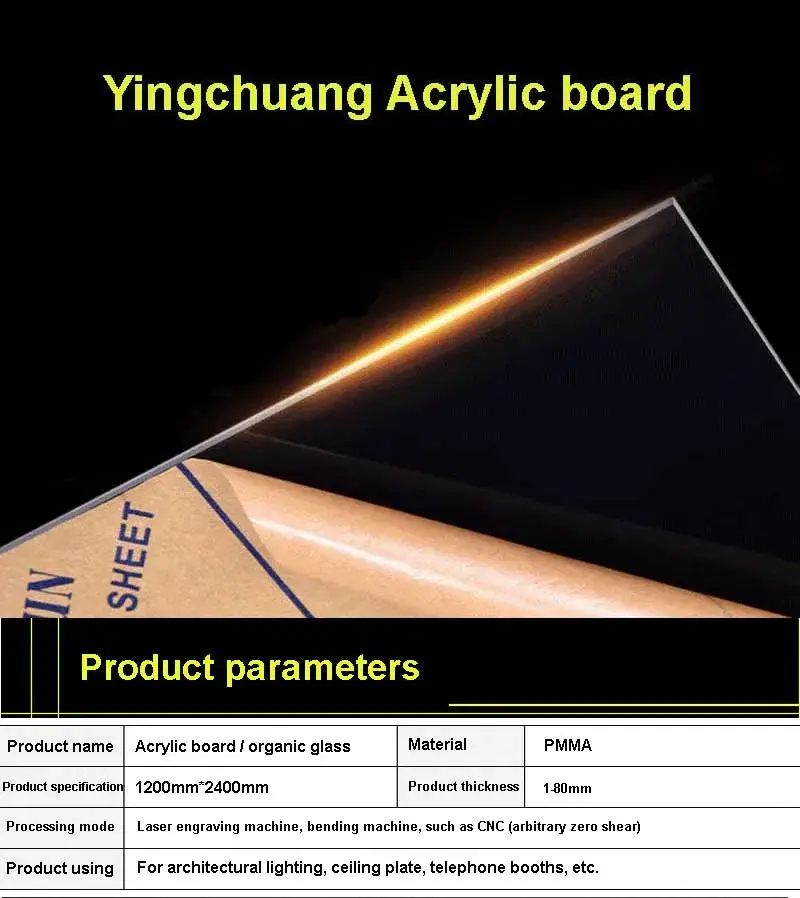 Tấm nhựa acrylic: Sự trong suốt và rõ ràng hình ảnh 12-description