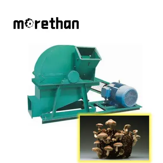 Máy băm gỗ, máy nghiền gỗ chạy bằng động cơ diesel, phù hợp với việc nghiền cành nhỏ và sản xuất bột gỗ