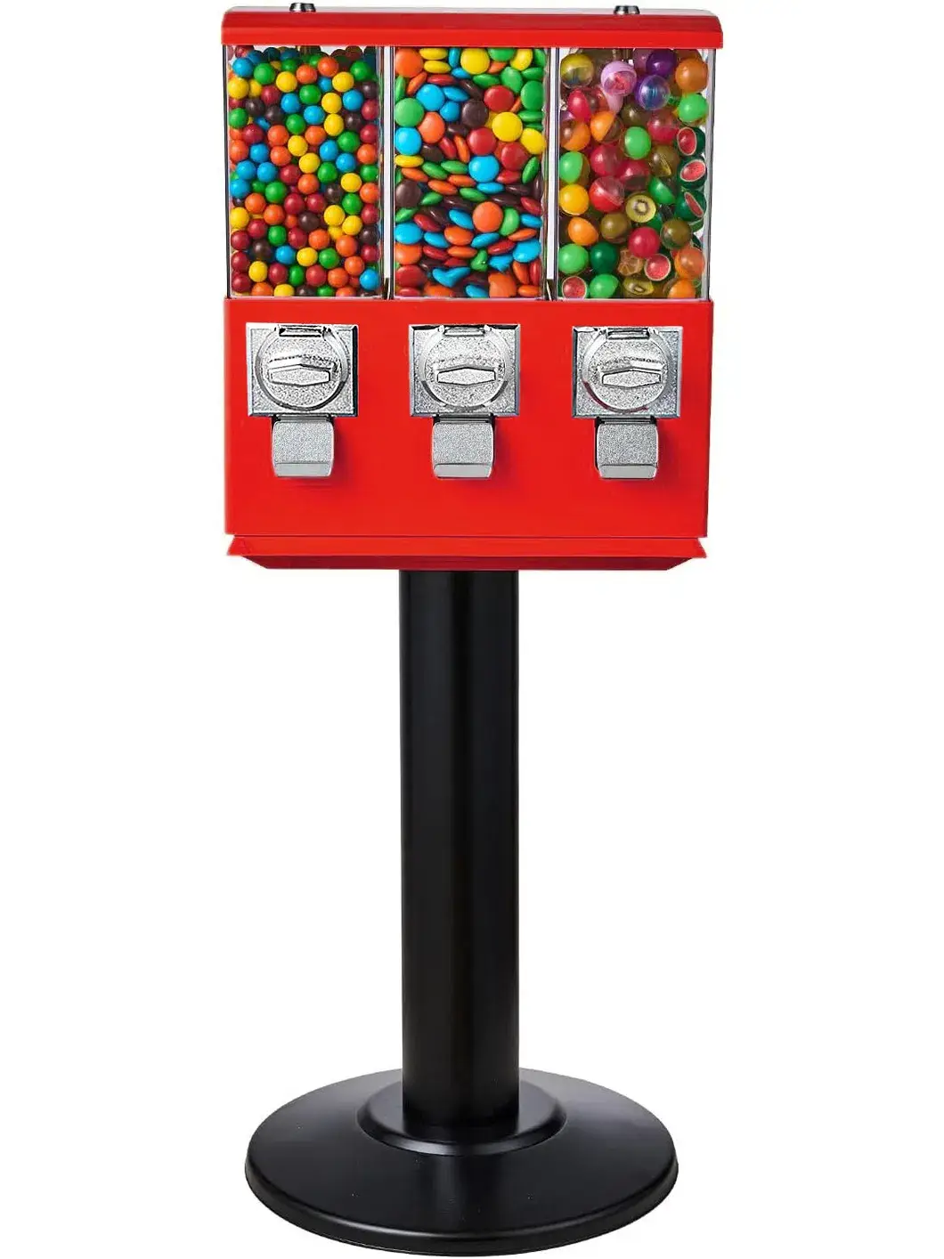 Máy bán kẹo gumball ba ngăn kết hợp chân đế nặng (TR103B) - Lựa chọn hoàn hảo cho kinh doanh hình ảnh 14-description