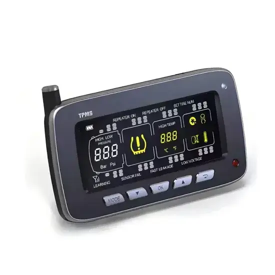 Hệ thống TPMS hỗ trợ giám sát áp suất lốp cho tối đa 46 lốp xe tải và xe kéo