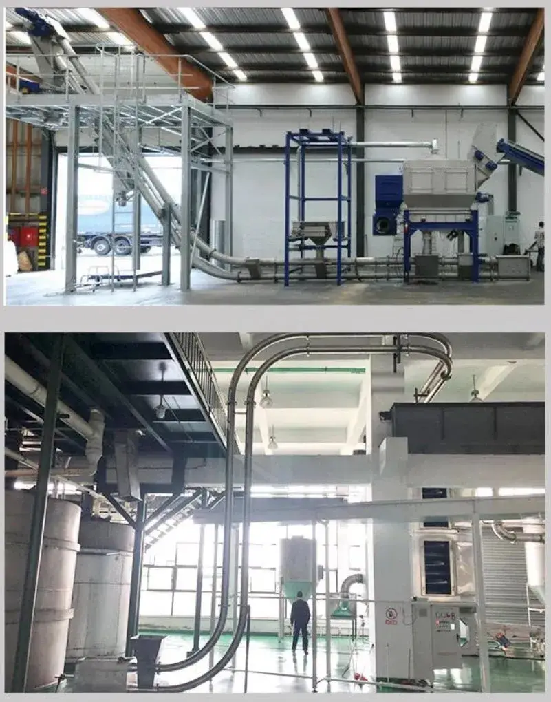 Băng tải kéo dạng ống để cung cấp nước hydrate Canxi hình ảnh 15-description