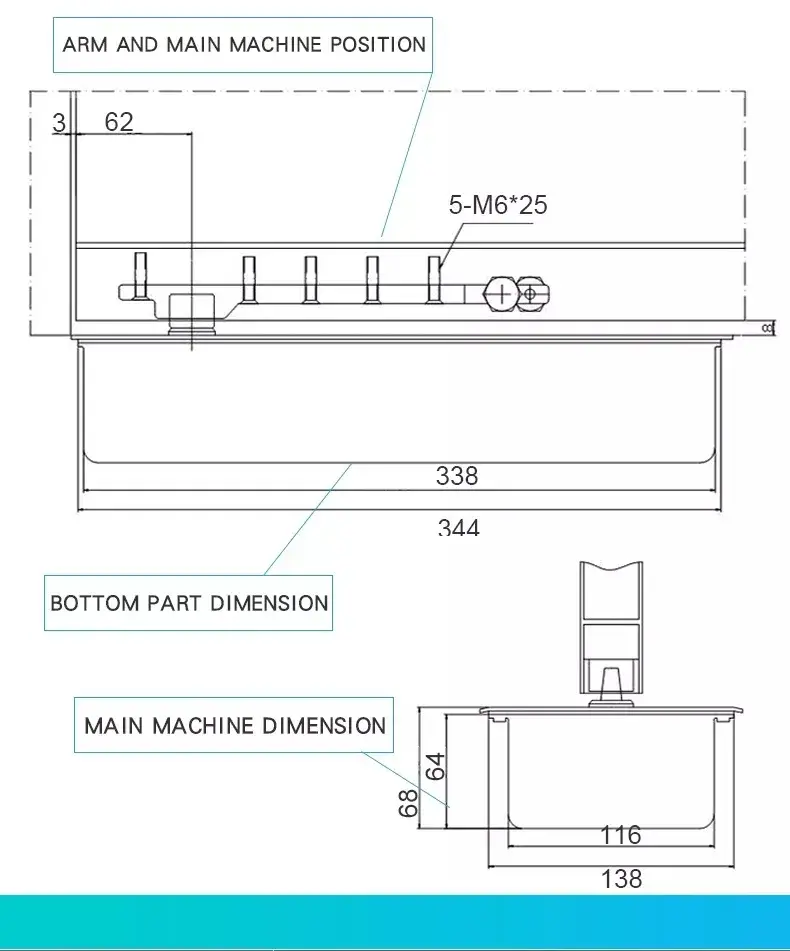 Thiết bị mở cửa tự động TW-150 điều khiển từ xa hai bên mở sử dụng hình ảnh 22-description
