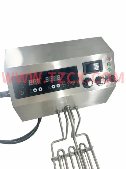 Bộ gia nhiệt chiên sâu điện Tzcx có thể điều chỉnh công suất và điện áp theo yêu cầu