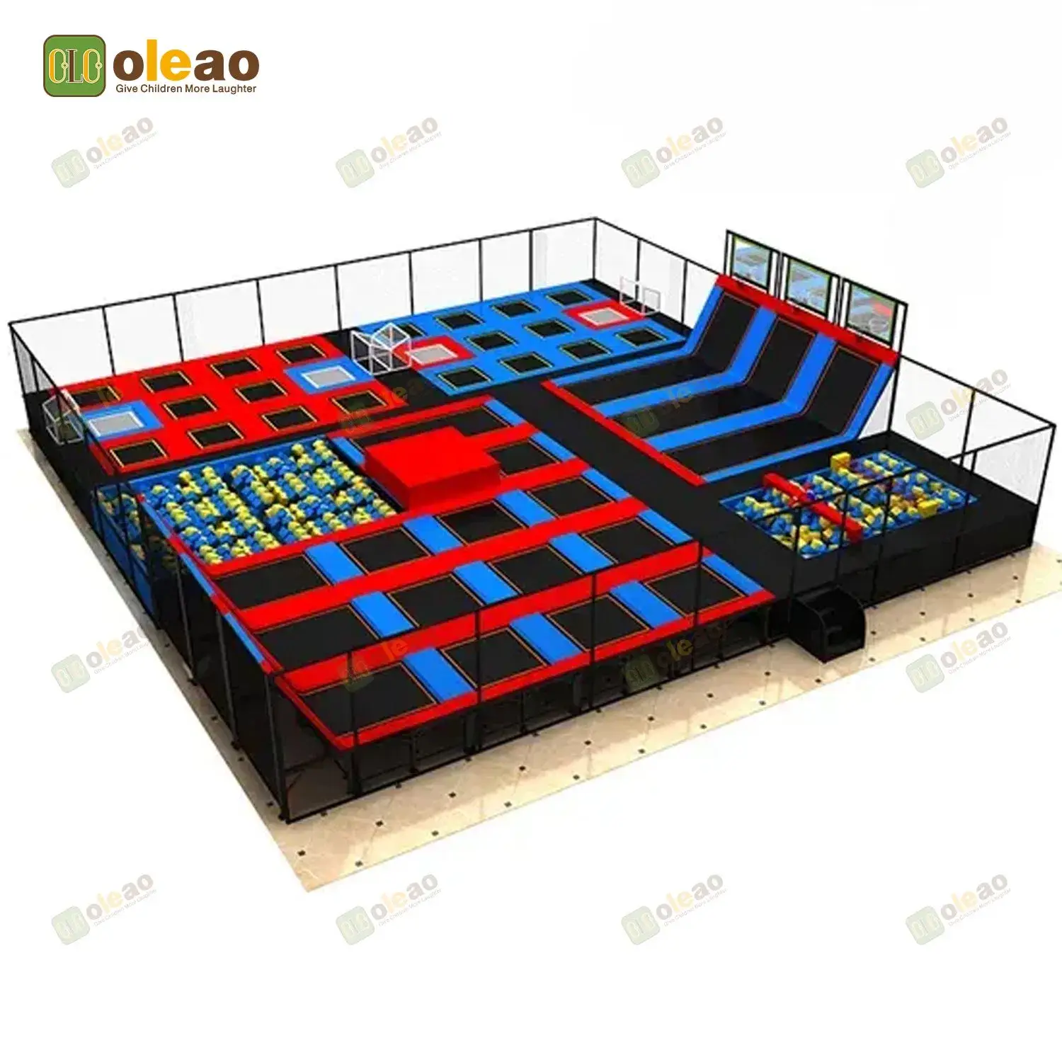 Giải pháp tối ưu cho sân chơi trong nhà với công viên trampoline