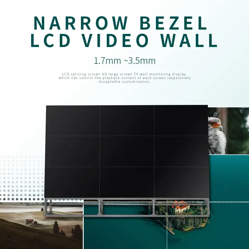 Thiết bị hiển thị tường video LCD TV Digital Signage kích thước 65 inch siêu nét hình ảnh 13-description