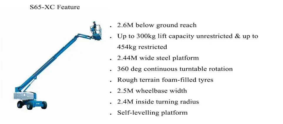 Genie S85xc - Máy cẩu nâng telescopic đã qua sử dụng từ nhà máy Trung Quốc hình ảnh 14-description