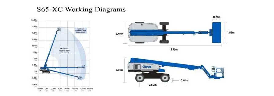 Genie S85xc - Máy cẩu nâng telescopic đã qua sử dụng từ nhà máy Trung Quốc hình ảnh 15-description