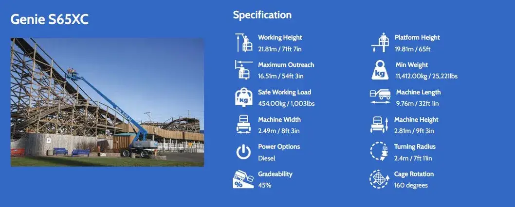 Genie S85xc - Máy cẩu nâng telescopic đã qua sử dụng từ nhà máy Trung Quốc hình ảnh 12-description