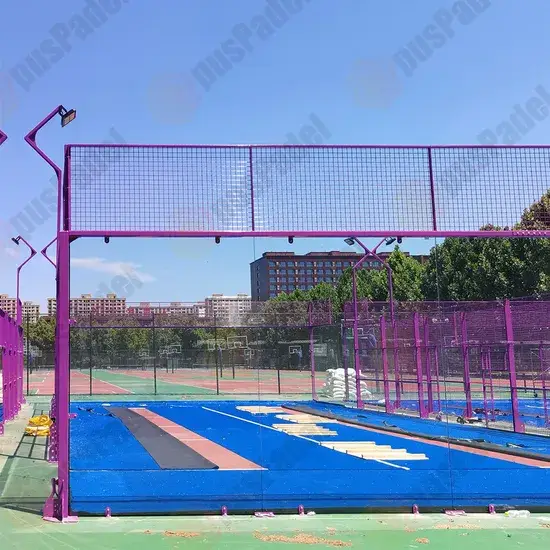 Kính cường lực cao cấp cho sân padel panoramic, phù hợp thi đấu chuyên nghiệp hình ảnh 1-description