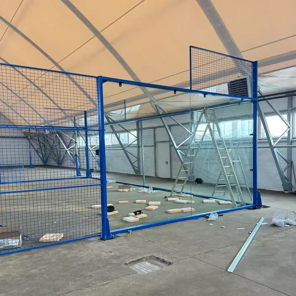 Kính cường lực cao cấp cho sân padel panoramic, phù hợp thi đấu chuyên nghiệp hình ảnh 17-description