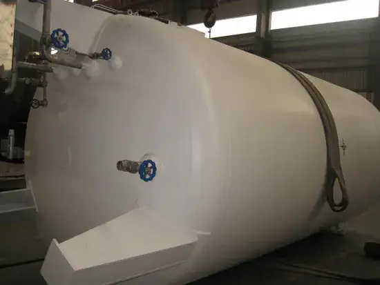 Bình chứa chân không chứa lỏng CO2, oxy và nitơ ở nhiệt độ cực thấp